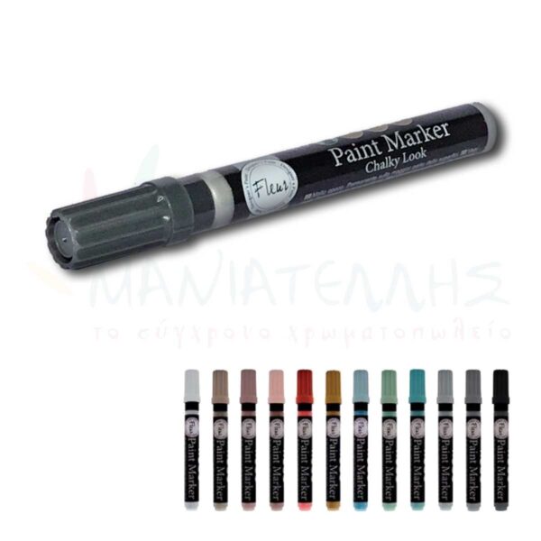 Μαρκαδόροι χρώματος Chalky Look - Fleur