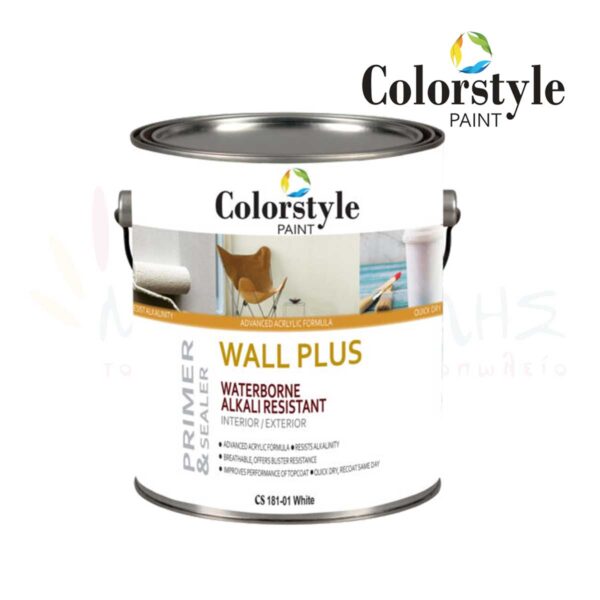 Ακρυλικό Αντι-Αλκαλικό Υπόστρωμα CS 181 WALL PLUS - COLORSTYLE PAINT