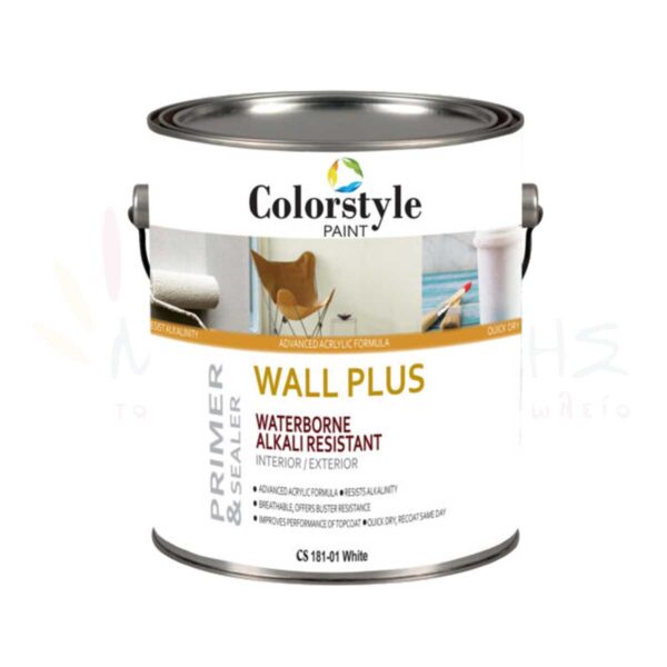 Ακρυλικό Αντι-Αλκαλικό Υπόστρωμα CS 181 WALL PLUS - COLORSTYLE PAINT