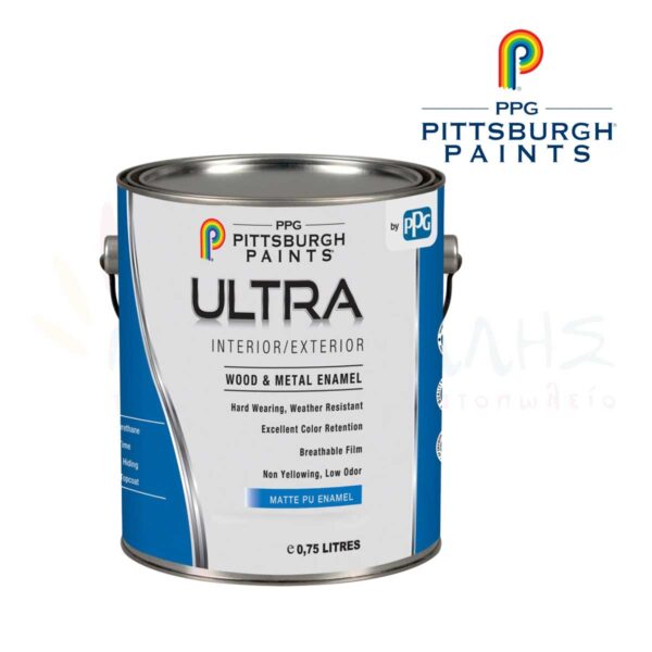 Πολυουρεθανικές Ριπολίνες Νερού Ματ 4115 Ultra Wood & Metal Enamel - PITTSBURGH PAINTS